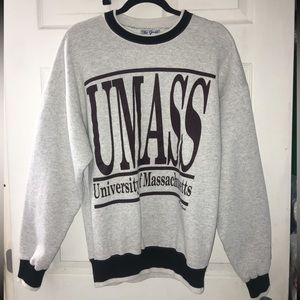 SOLD | University of Massachusetts UMASS Crewneck Sweater | Brand: The Game
